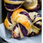 purple sweet potato rolls