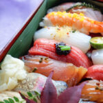 orizume luxurious sushi take out nigiri box