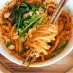 vegan dan dan udon recipe