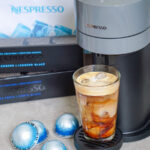 Nespresso Ice Leggero and Ice Forte Vertuo pods with milk in Vertuo Next