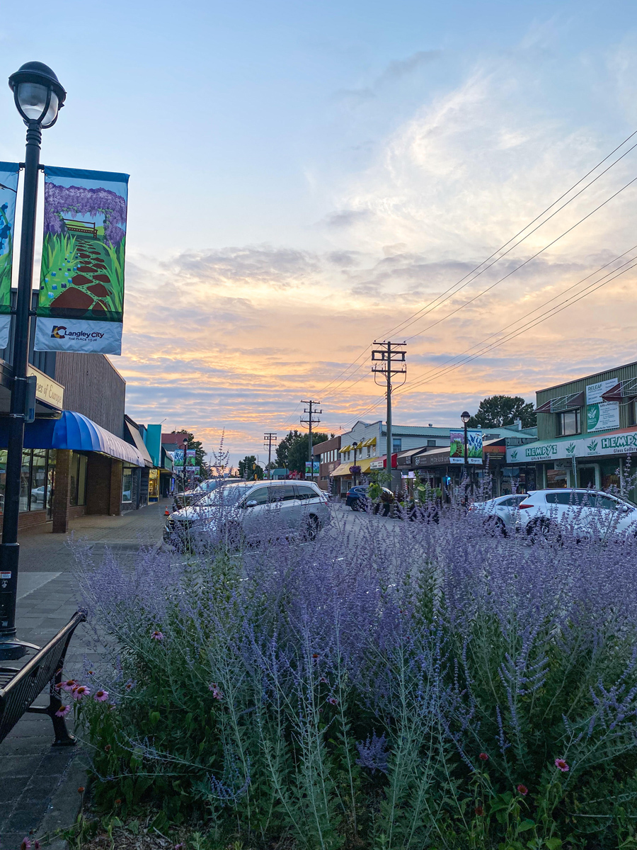 McBurney Plaza in Downtown Langley BC