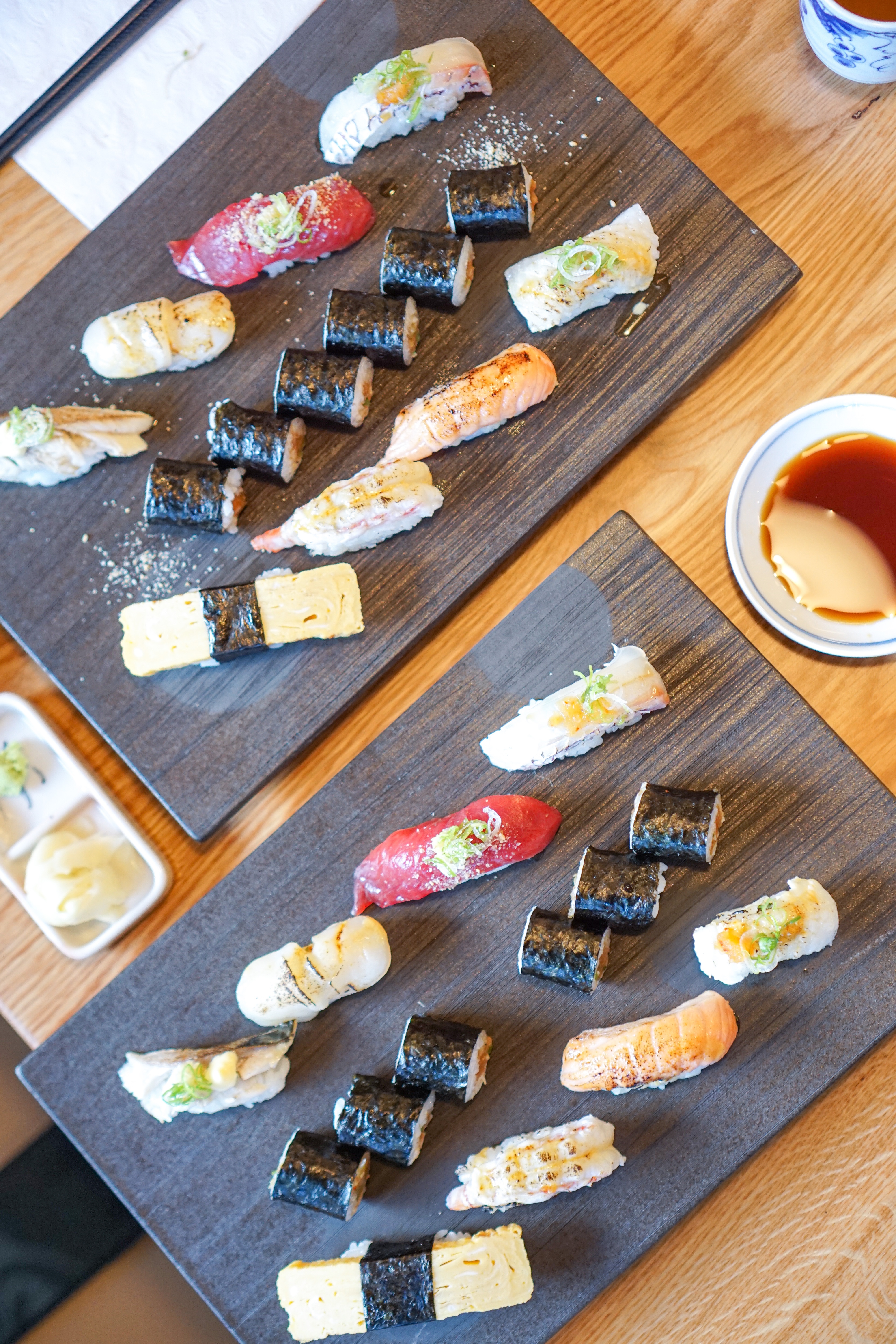 sushi hil vancouver mount pleasant sushi restaurant nigiri set