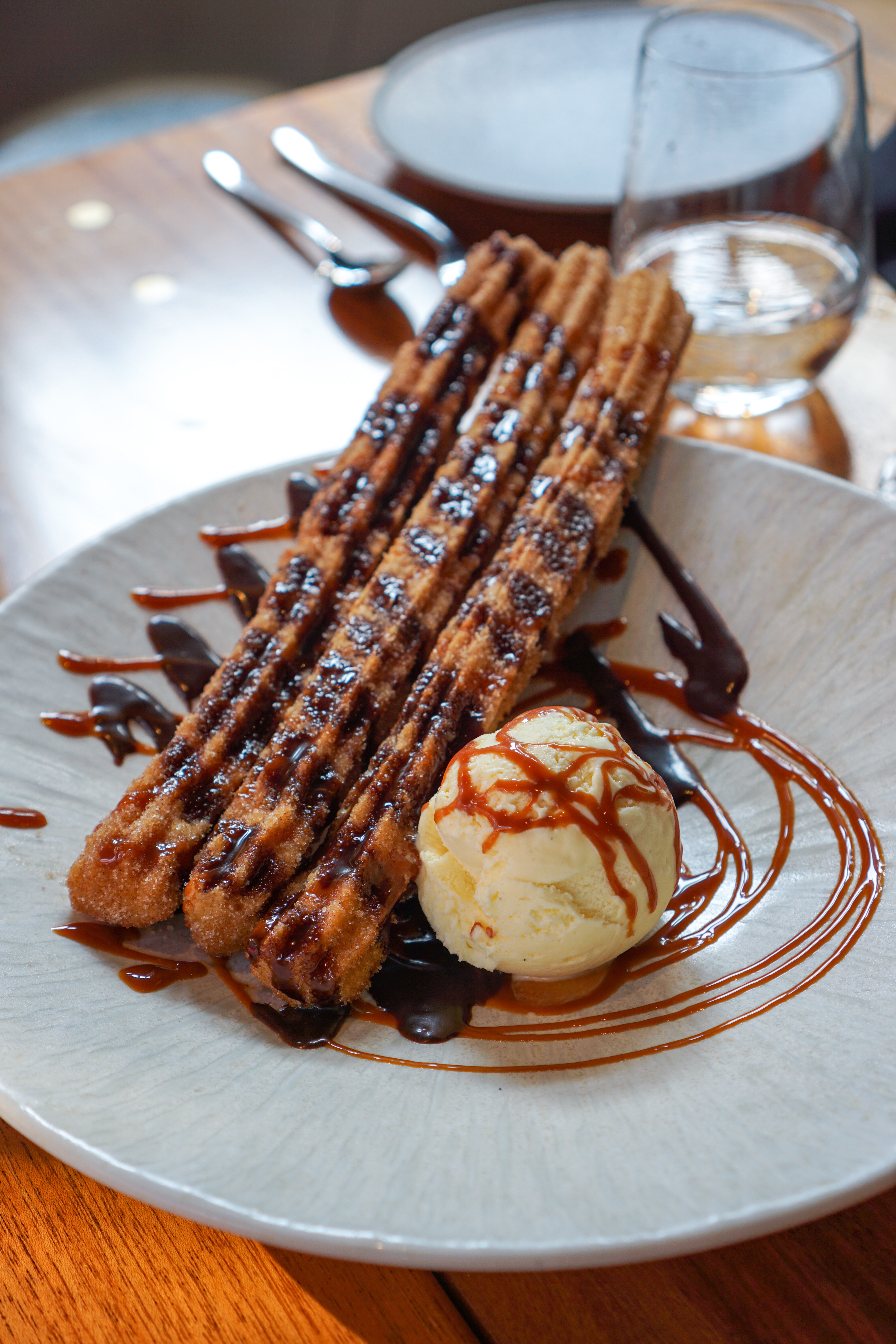 Monarca Cocina Mexicana - Elevated Mexican Food in Gastown dessert churros and ice cream 