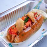Broad Street Oyster Company - Must Try Lobster Roll in LA butter poached lobster in a toasted roll with chives and fresh uni