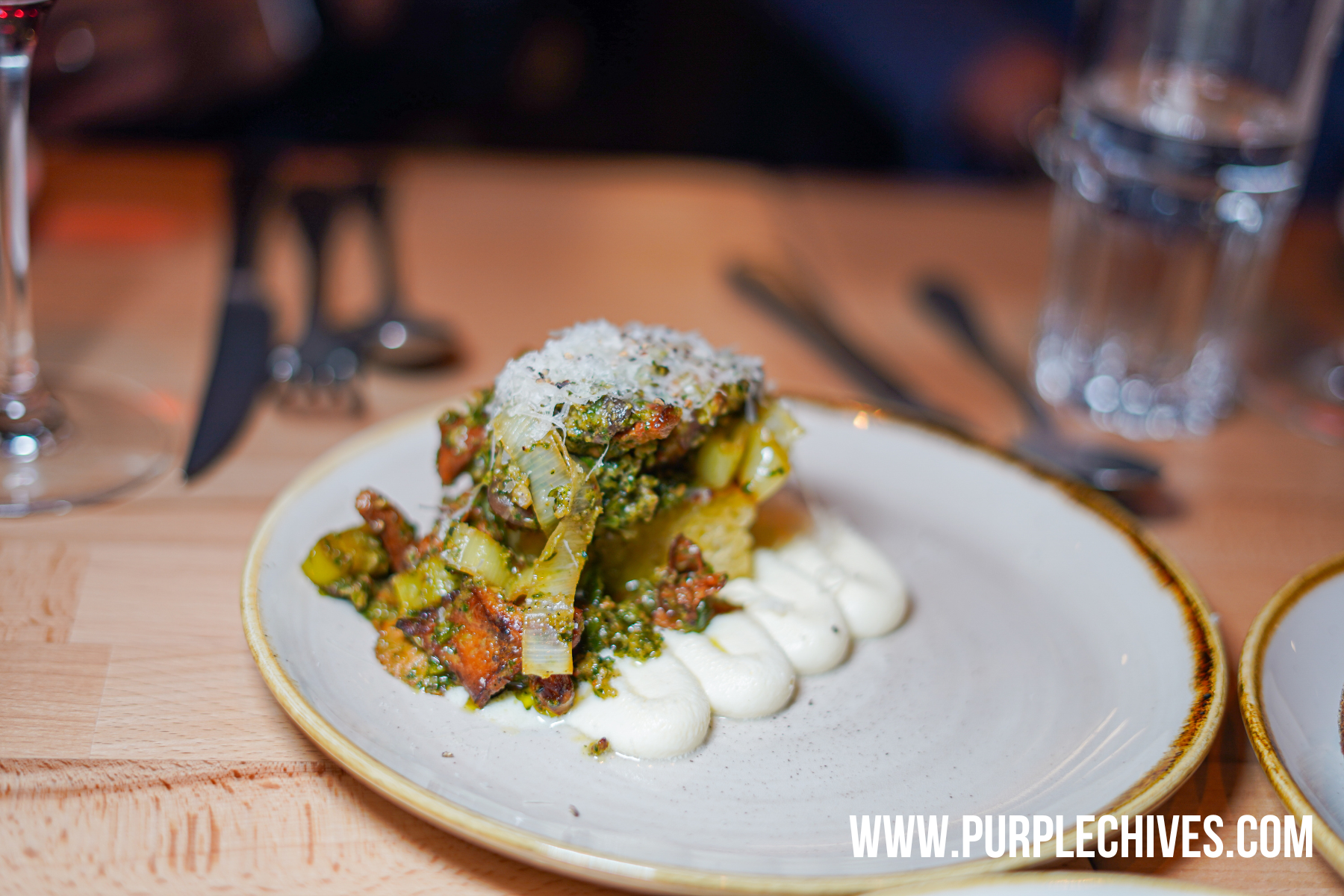 Ombre Tofino must try new restaurant in Tofino Chanterelle Mushroom toast with focaccia and creme fraiche