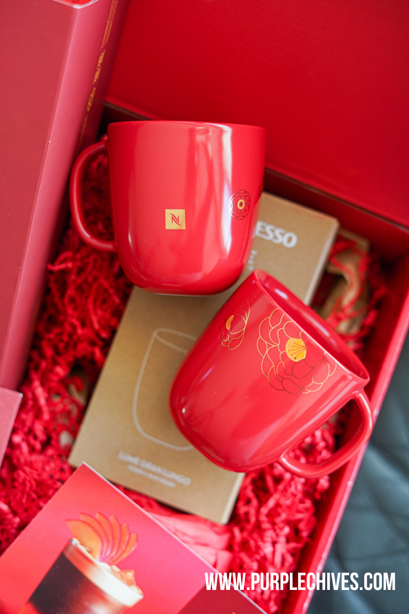 2025 Nespresso Lunar New Year Gift Set - Year of the Snake Limited Edition Gran Lungo cups from the Lume Collection