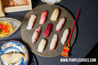 Seasonal lunch omakase at Tetsu Sushi Bar Michelin-recommended sushi restaurant in Vancouver