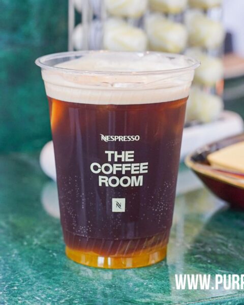 Nespresso Vancouver pop up yuzu and vanilla coffee fizz