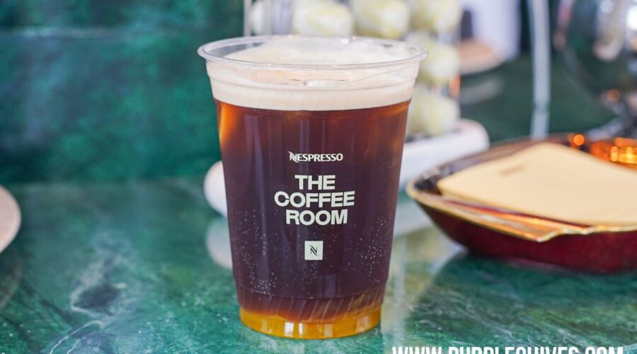 Nespresso Vancouver pop up yuzu and vanilla coffee fizz